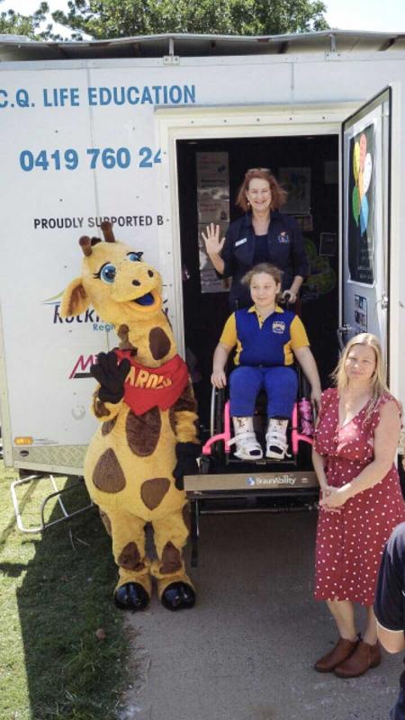 Life Education Queensland Healthy Harold Van Wheelchair Accessible Wheelchair Lift