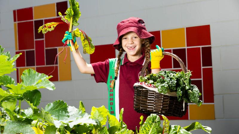 Loganholme State School Year 1 Student, Pearl Murphy, Excited About The Life Ed Queensland Healthy Eats Program Which Has Supported A Healthy School Food Environment