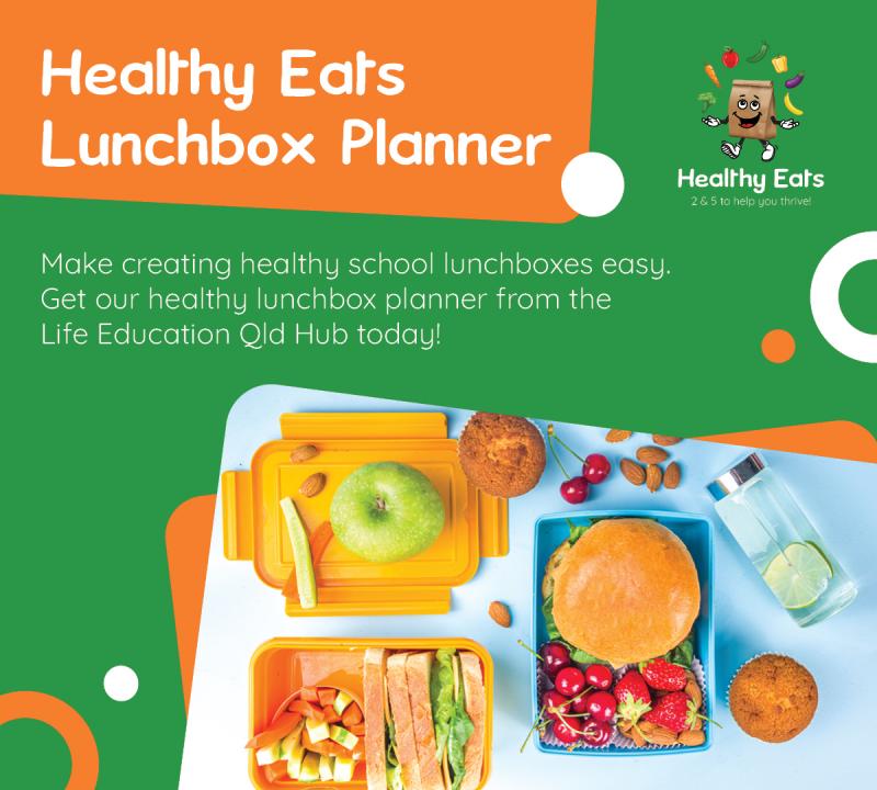 Life Education Qld Healthy Eats Grapevine Lunchbox Example